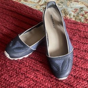 Almost New Merrill Oceana Blue Denim Walking Shoes 8.5 M